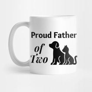 Proud Father of Two 01 Mug